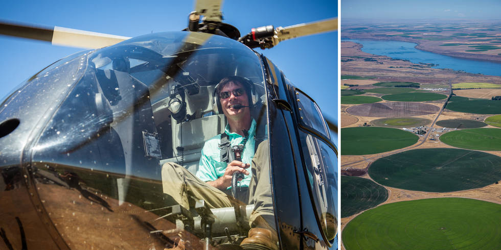 Have you ever wondered how essential oils are made? Here's how we do it... The first step is the flyover -- we use an airplane, helicopter, and/or drone to get a bird's eye view of the crops. This helps us determine the right time to begin harvest. This is a critical step for producing a high quality oil. 