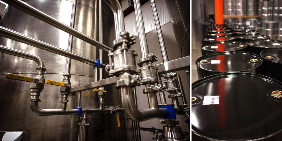 Lot creation -- for lots larger than one drum we mix oil from our large inventory to make components uniform to match or provide a given specification. Our customers enjoy year-round consistency for their entire year's oil volume requirements. We define blending as oil + oil = oil. No diluents, no additives here, just the way Mother Nature intended!